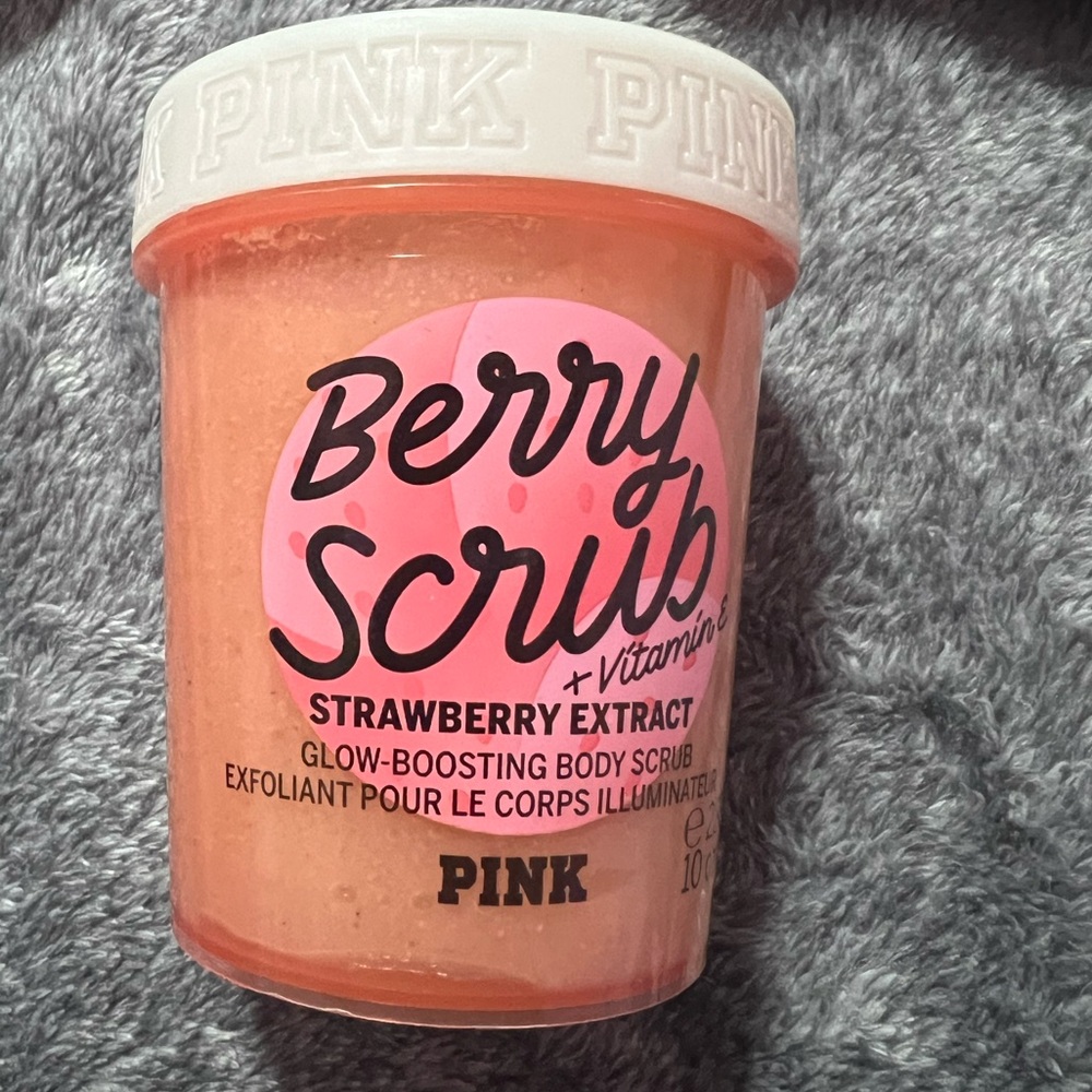 Victorias Secret PINK Berry Body Scrub Exfoliator